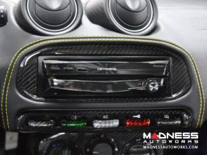 Alfa Romeo 4C Carbon Fiber Radio Cover Frame 